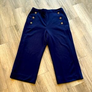 DKNY Side Zip Embellished Wide Leg Pants